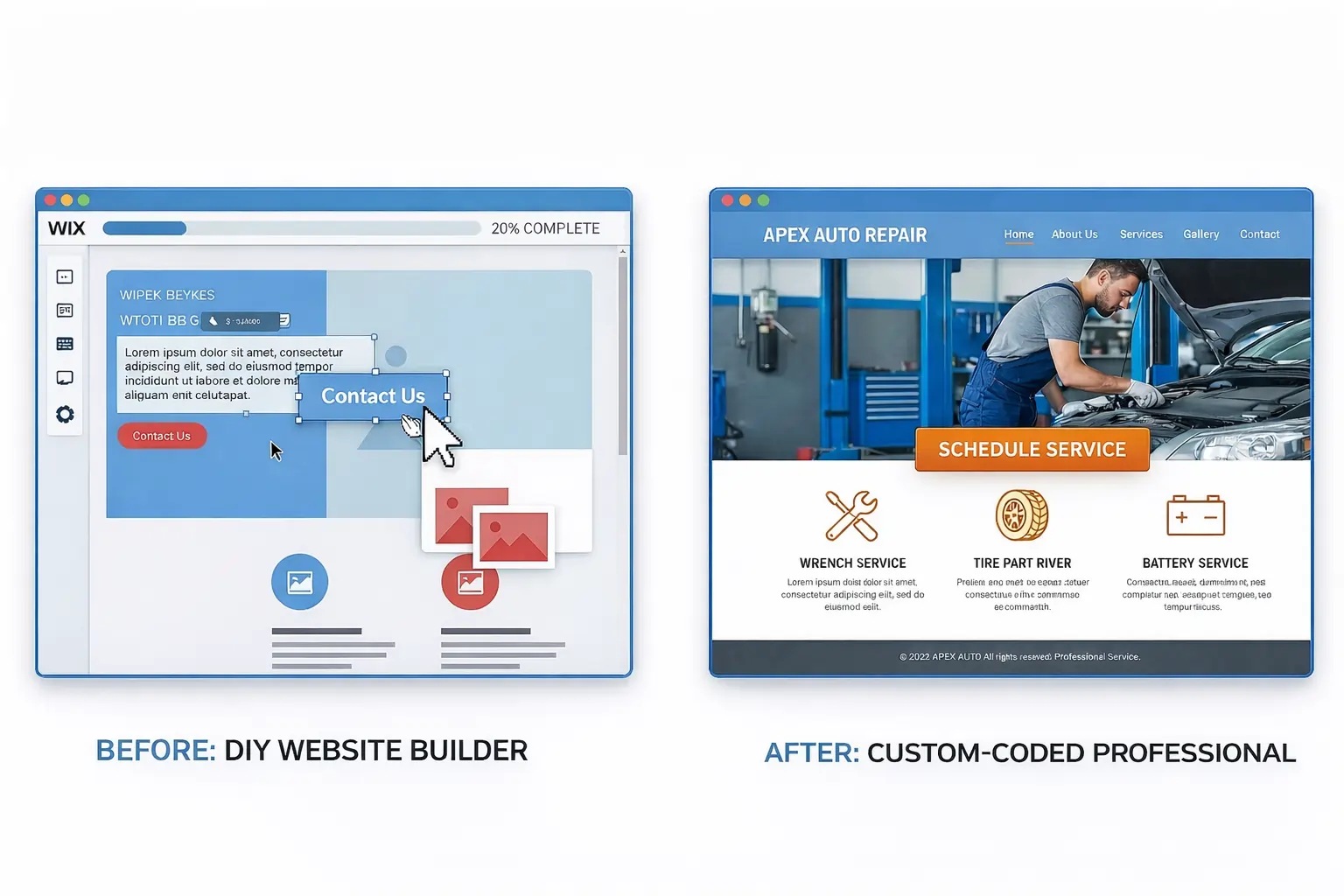 The $10,000 Mistake - Why DIY Websites Cost Auto Shops More Than Professional Design