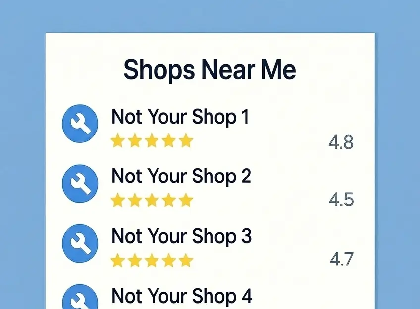 Why Your Auto Shop Isn't Showing Up on Google {And How to Fix It}